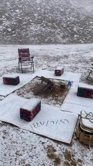 برف و یخ در عربستان سعودی