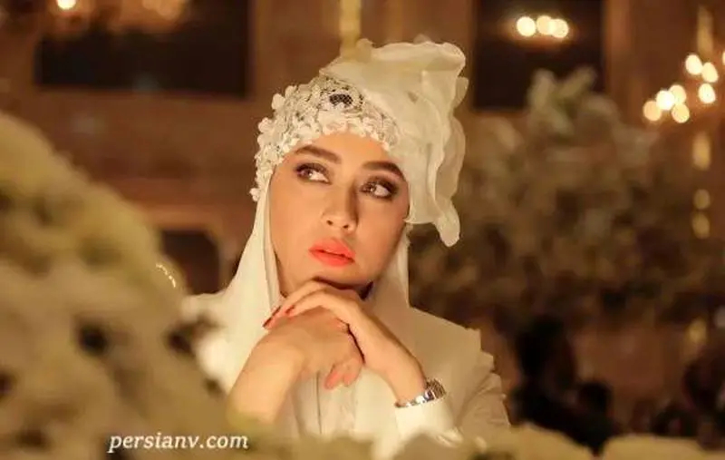 بهاره کیان افشار با لباس عروس 