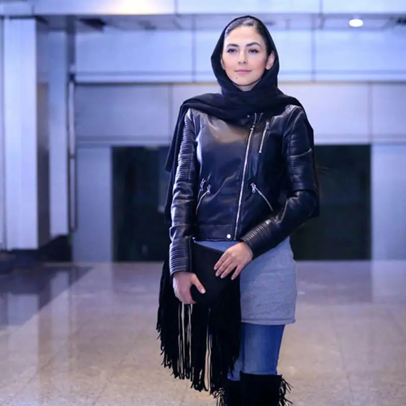 کت‌ چرم بازیگران ایرانی