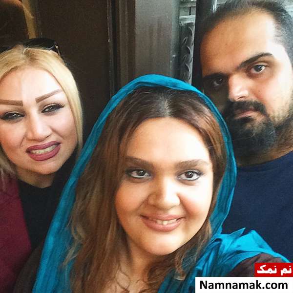 مهرناز بیات و برادرش مهران
