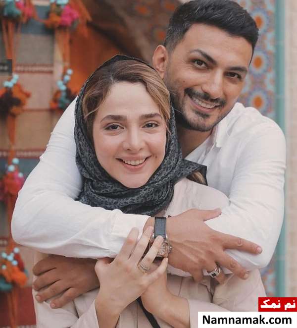 المیرا دهقانی و همسرش مهدی فکری