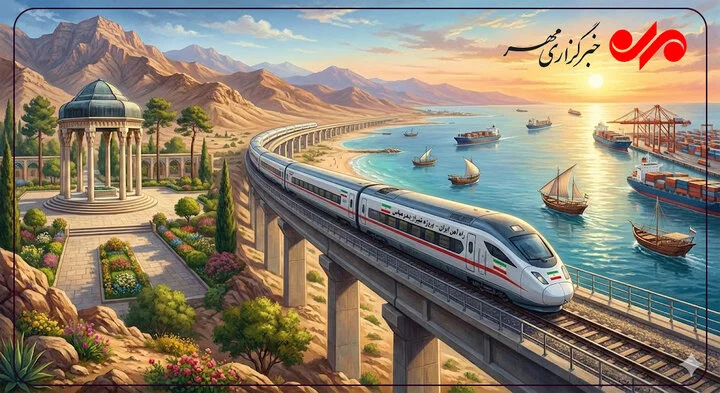 نجابت: راه‌آهن شیراز–بندرعباس حلقه مفقوده کریدور شمال–جنوب کشور است