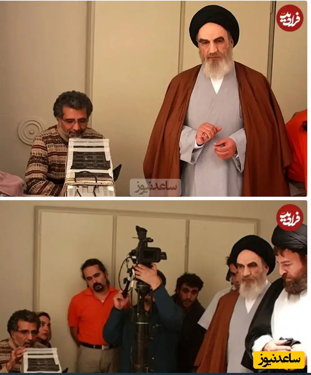 عبدالرضا اکبری در نقش «امام خمینی»