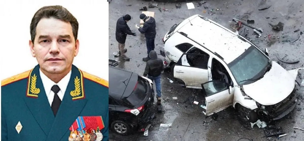 قتل ژنرال نظامی روسیه در انفجار خودرو در مسکو