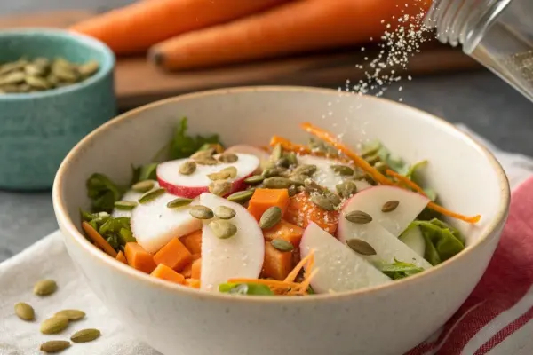 add-salt-gradually-sprinkle-pumpkin-seeds-over-the