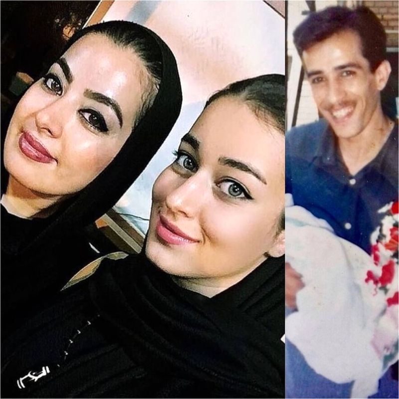 پدر و مادر مه لقا مینوش زاد