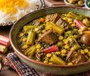 طرز تهیه خورشت ریواس با لپه خانگی