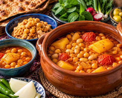 طرز تهیه آبگوشت گیاهی بدون گوشت 