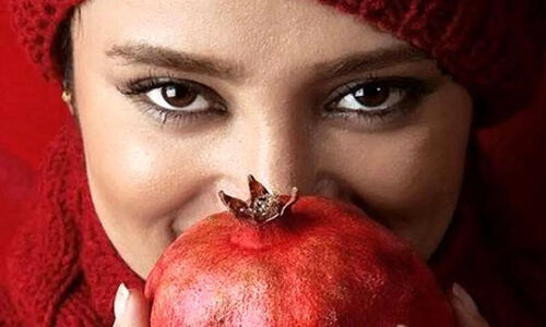خانه بهاره افشاری در شب یلدا با چیدمانی رازآلود و پیام ویژه‌اش دیده شد!