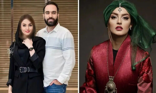 استایل اروپایی نیلوفر پارسا در شب یلدا