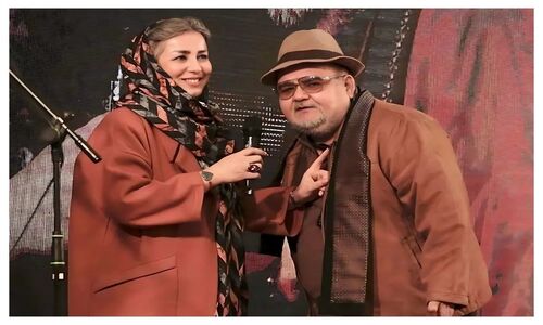 عکس| تصویری متفاوت از اکبر عبدی در کنار همسر خیلی جوانش نینا