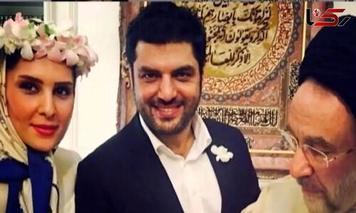 حضور بی‌نظیر سیدمحمد خاتمی در مراسم عقد ستارگان سینما و موسیقی ایران