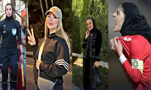 قاب امروز| فریاد ثنا خانم، ‌‌مریم قجر پرسپولیسی، برازندگی آتنا و عکس خاص شهربانو دامغانی‌نژاد دلبر  و سلفی ماشینی صحرا