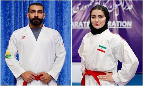 صعود هیجان‌انگیز اباذری و گلشاد نژاد به یک‌چهارم نهایی کاراته جهان در قاهره