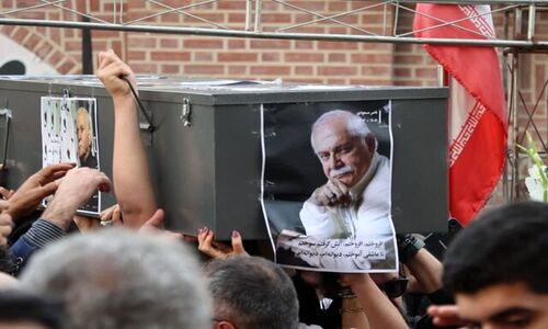 مراسم وداع با ناصر مسعودی در جوار میرزا کوچک خان؛ هنرمندی که گیلان را جاودانه کرد