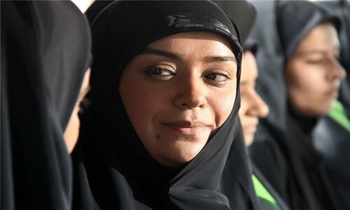 الهام چرخنده در ستاد امر به معروف؛ تصویری که همه را مجذوب کرد!