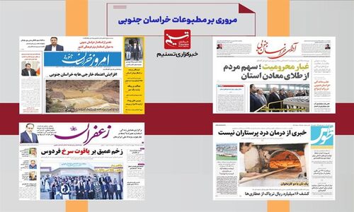 جیغ بنفش زعفران‌کاران خراسان جنوبی؛ صدای نارضایتی در صفحات نخست مطبوعات!