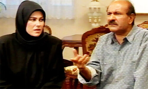 حضور گرم مهرانه مهین‌ترابی در مراسم یادبود فردوس کاویانی که همه را تحت تأثیر قرار داد