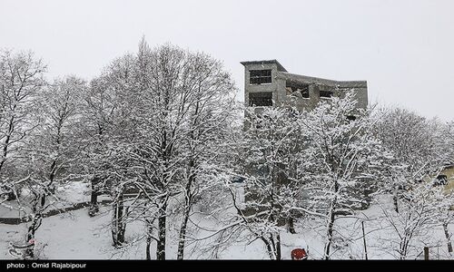 موج سنگین بارشی و برف در ارتفاعات مازندران