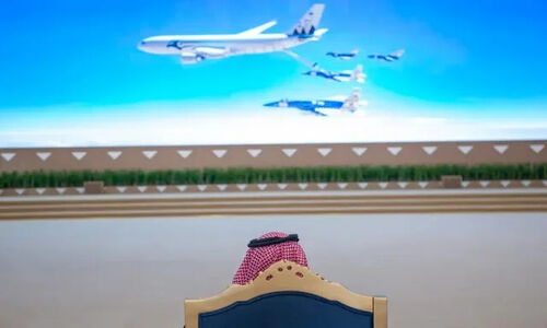 ولی‌عهد سعودی تأسیسات پایگاه هوایی ملک سلمان را افتتاح کرد