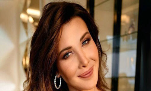 عکس عاشقانه نانسی عجرم در یک جشن خانوادگی