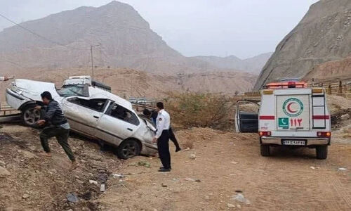 واژگونی مرگبار خودرو در جاده دالکی-کنارتخته؛ ۶ مصدوم در پی حادثه‌ای ناگهانی