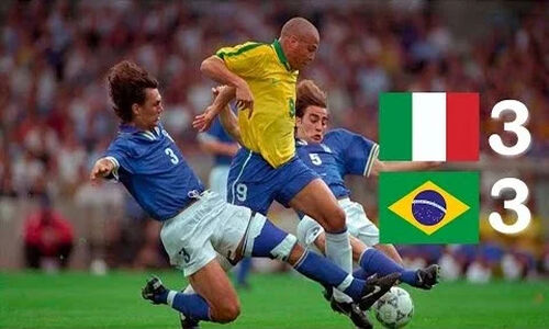 نبرد فراموش‌نشدنی؛ برزیل و ایتالیا 3-3 در دیداری تاریخی 1997!