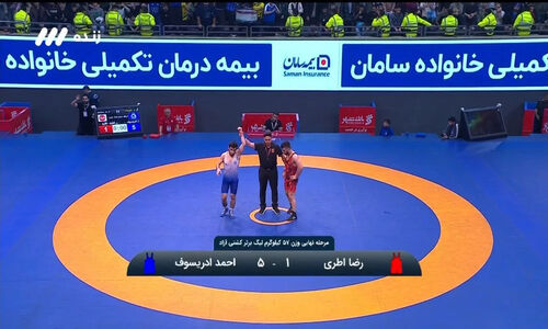 ادریسوف با پیروزی نفس‌گیر مقابل اطری، استقلال را به فینال کشتی آزاد رساند!