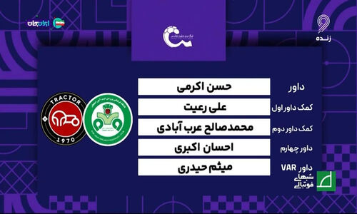 داوری دیدار ذوب آهن و تراکتور زیر ذره‌بین؛ اشتباهات جنجالی یا تصمیمات عادلانه؟