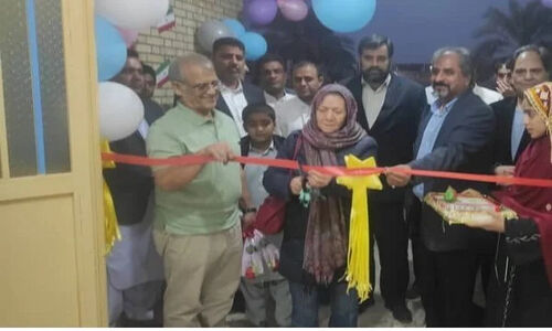 افتتاح مدرسه ۶ کلاسه کلینیک اعظم‌خانی ایرانشهر پس از بازسازی شگفت‌انگیز در کمتر از یک سال!