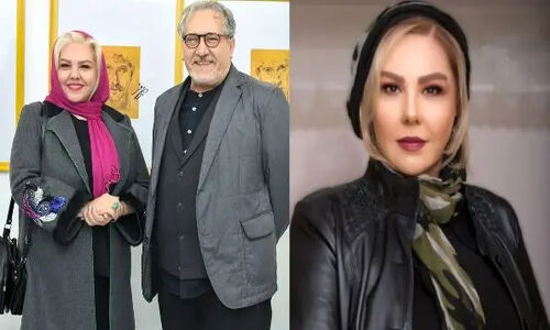 نگاهی متفاوت به دکوراسیون دوبلکس و شیک خانه افسانه چهره آزاد و همسر هنرمندش؛ از شمعدانی سبز تا مبلمان سرمه‌ای جذاب!