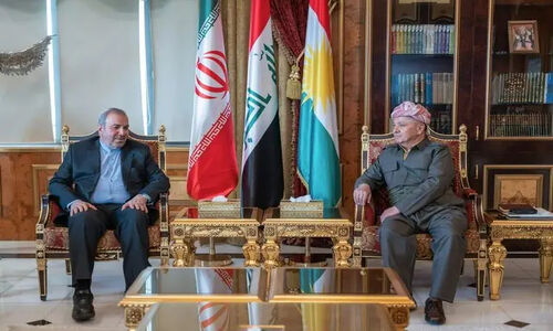 دیدار مهم سفیر ایران با مسعود بارزانی؛ تحولات منطقه و توسعه روابط در کانون گفتگو