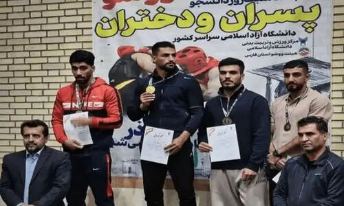 شاهین لطفی ووشوکار کردستانی به اردوی تیم ملی دانشجویان راه یافت!