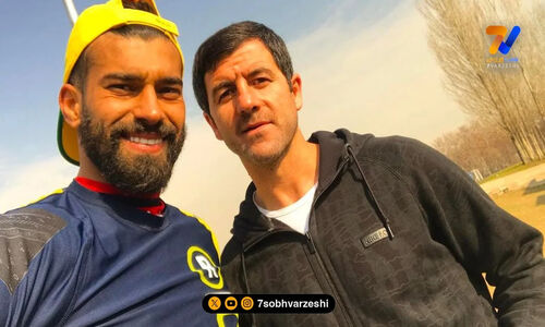 تصویری نادر از مادر محجبه کریم باقری؛ راز پشت موفقیت کاپیتان فوتبال ایران فاش شد!