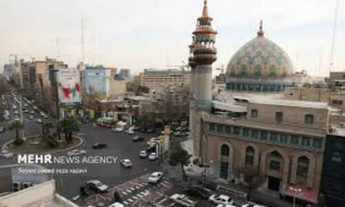 رونمایی از دیوارنگاره جنجالی میدان فلسطین تهران با پیام هشدار به جبهه جنوبی!