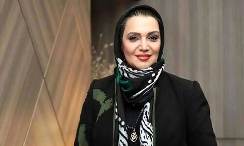 الهام پاوه‌نژاد با تیپ قجری و ابروهای پیوندی در کمال تغییر چهره دیده شد!
