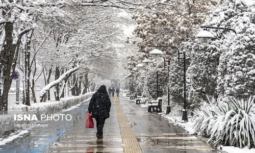 بارش برف در مشهد به ۱۰ سانتی‌متر رسید؛ هشدار تداوم ناپایداری‌های جوی تا یکشنبه!