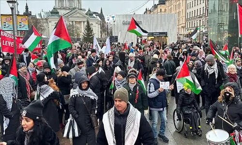خشم سوئدی‌ها در خیابان‌ها؛ اعتراض به نقض آتش‌بس در غزه بالا گرفت