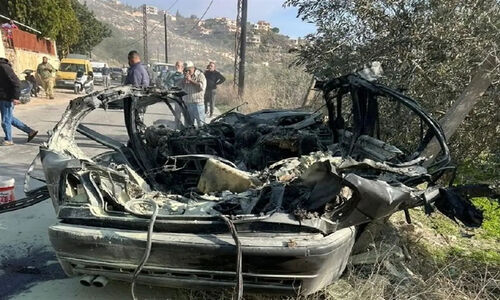 حمله پهپادی اسراییل به صیدا؛ 3 شهروند لبنانی به شهادت رسیدند
