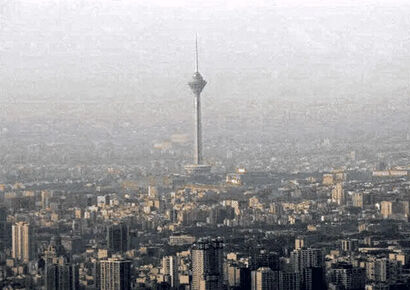 شاخص آلودگی هوای تهران در وضعیت قرمز