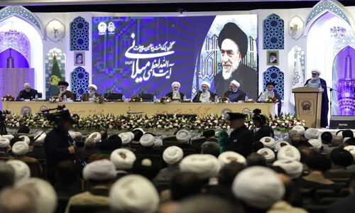 تجلیل از آیت‌الله میلانی؛ بازخوانی الگوی ناب عالم ربانی در حرم رضوی