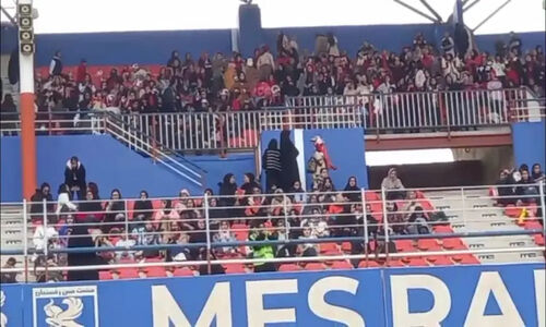 هواداران زن پرسپولیس و مس در انتظار دیداری تاریخی و هیجان‌انگیز!