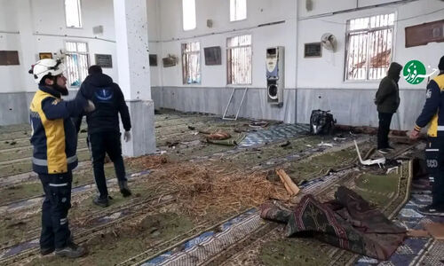 انفجار وحشتناک در مسجد امام علی (ع) حمص؛ نماز جمعه به خون نشست