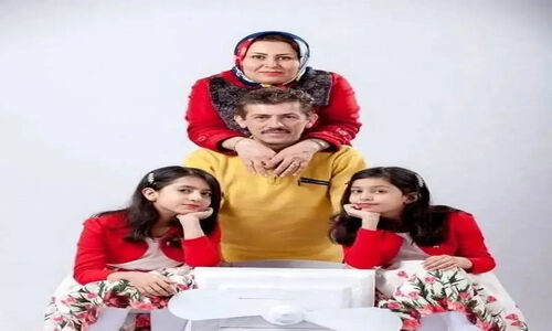 سیروس همتی در کنار همسر و دوقلوهایش؛ تصویری که قلب‌ها را گرم کرد!