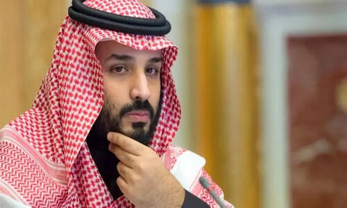 عکسی نادر از محمد بن سلمان 33 ساله در کنار ملکه الیزابت؛ ملاقات تاریخی در لندن فاش شد!