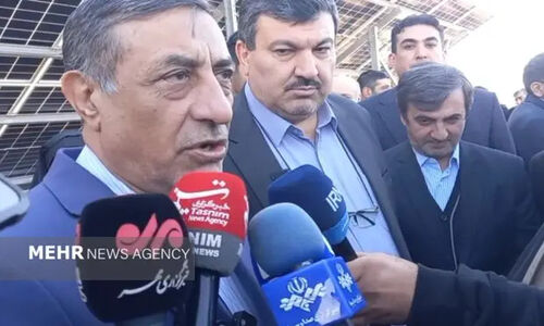 قائم‌پناه نیروگاه خورشیدی ۶ مگاواتی در جنوب تهران را افتتاح کرد
