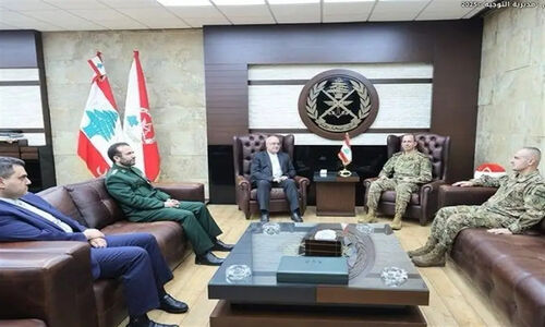 دیدار سفیر ایران با وزیر دفاع و فرمانده ارتش لبنان