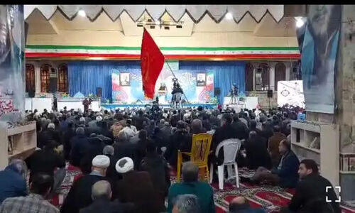 مراسم بزرگداشت حماسه ۹ دی در ساری