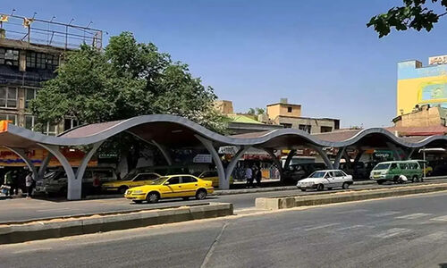 معماری ایستگاه تاکسی تهران با الهام از کوه‌های البرز