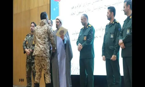 تجلیل از سربازان برتر سپاه در هجدهمین جشنواره حضرت علی‌اکبر(ع) استان تهران